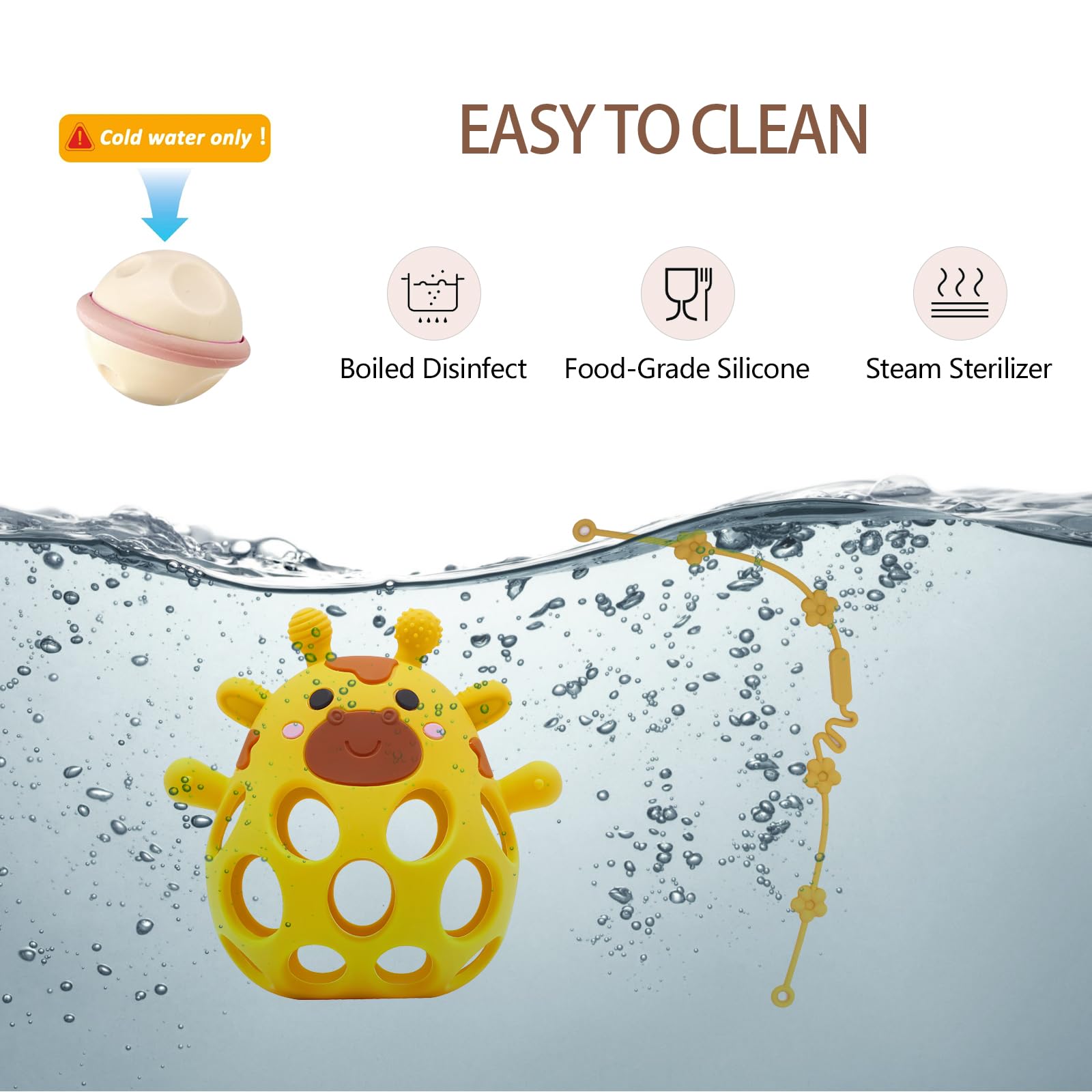 VISEWI anti-loss clip keeps the toy close at home or on the go