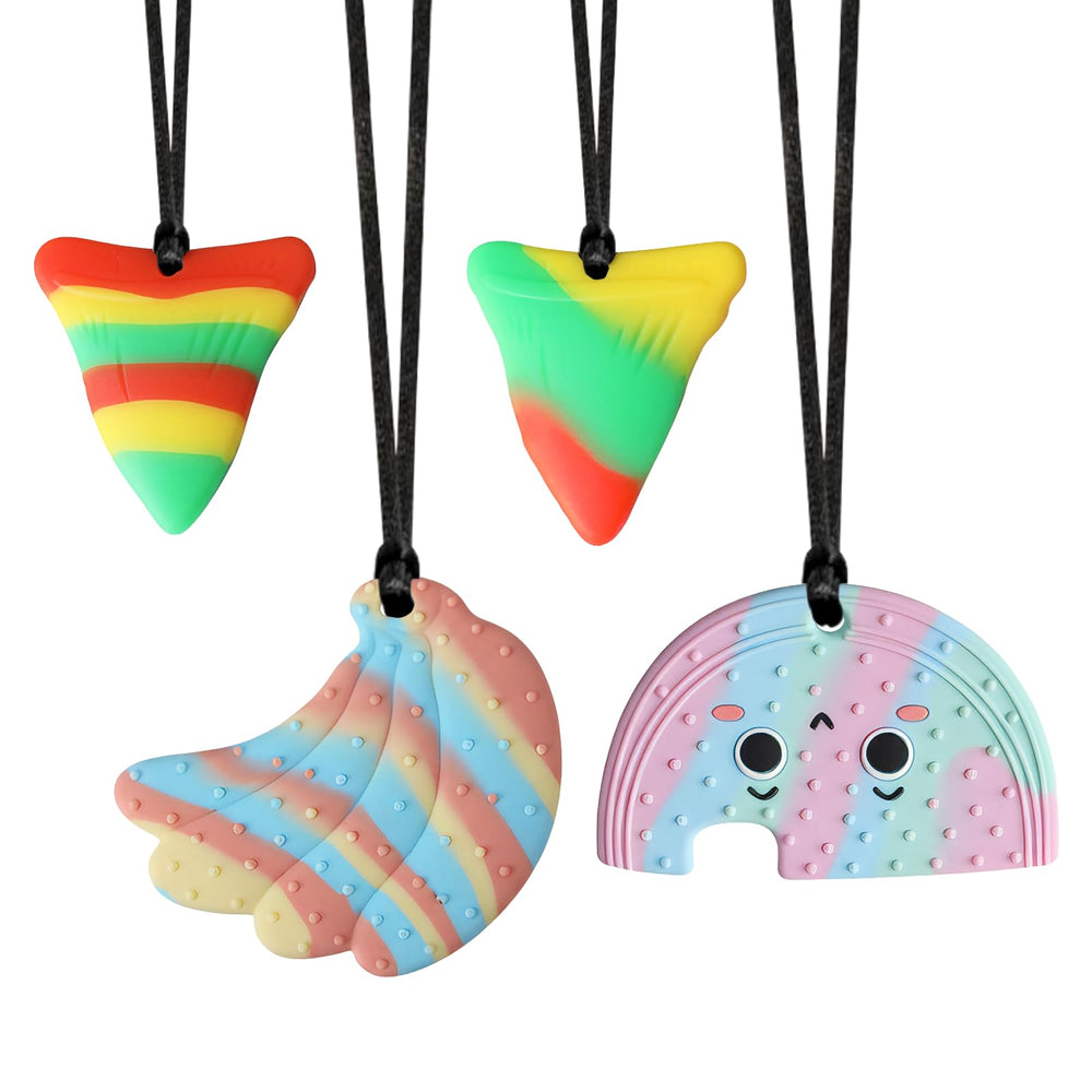 VISEWI chew necklace with breakaway clasp for safe classroom use and focus.