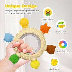 Two-pack VISEWI teether set supports early tooth development and discovery.