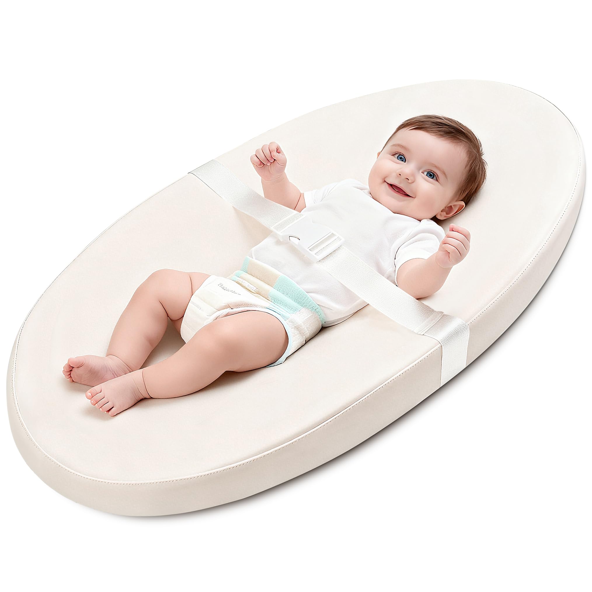 VISFAPAER baby changing pad with waterproof cover for quick wipe-clean diaper changes
