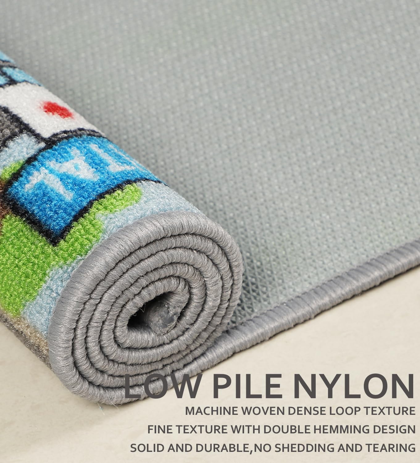 VSIWB durable play rug supports busy kids and cars on the road.