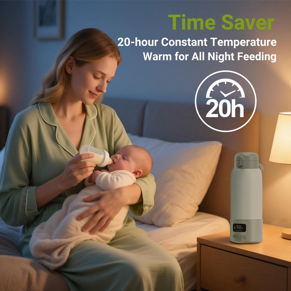 Visnok rapid heating delivers 2oz from fridge to 98°F in minutes.