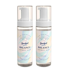 VitaBoost Goodful Wellness wash bottle with pump for comfortable daily use.