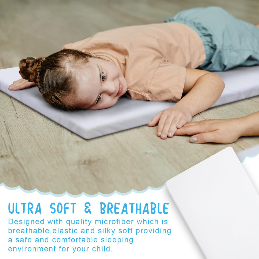 VitalCozy foldable nap sheets ideal for travel and easy storage
