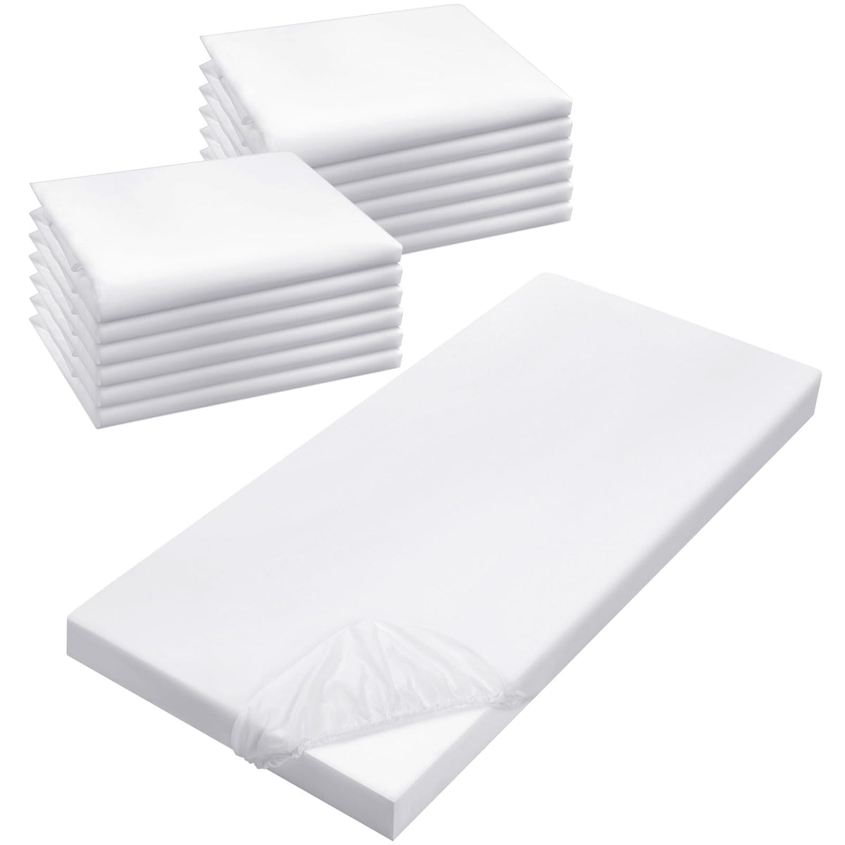 VitalCozy nap mat sheets bundle with elastic corners for secure fit on daycare cots