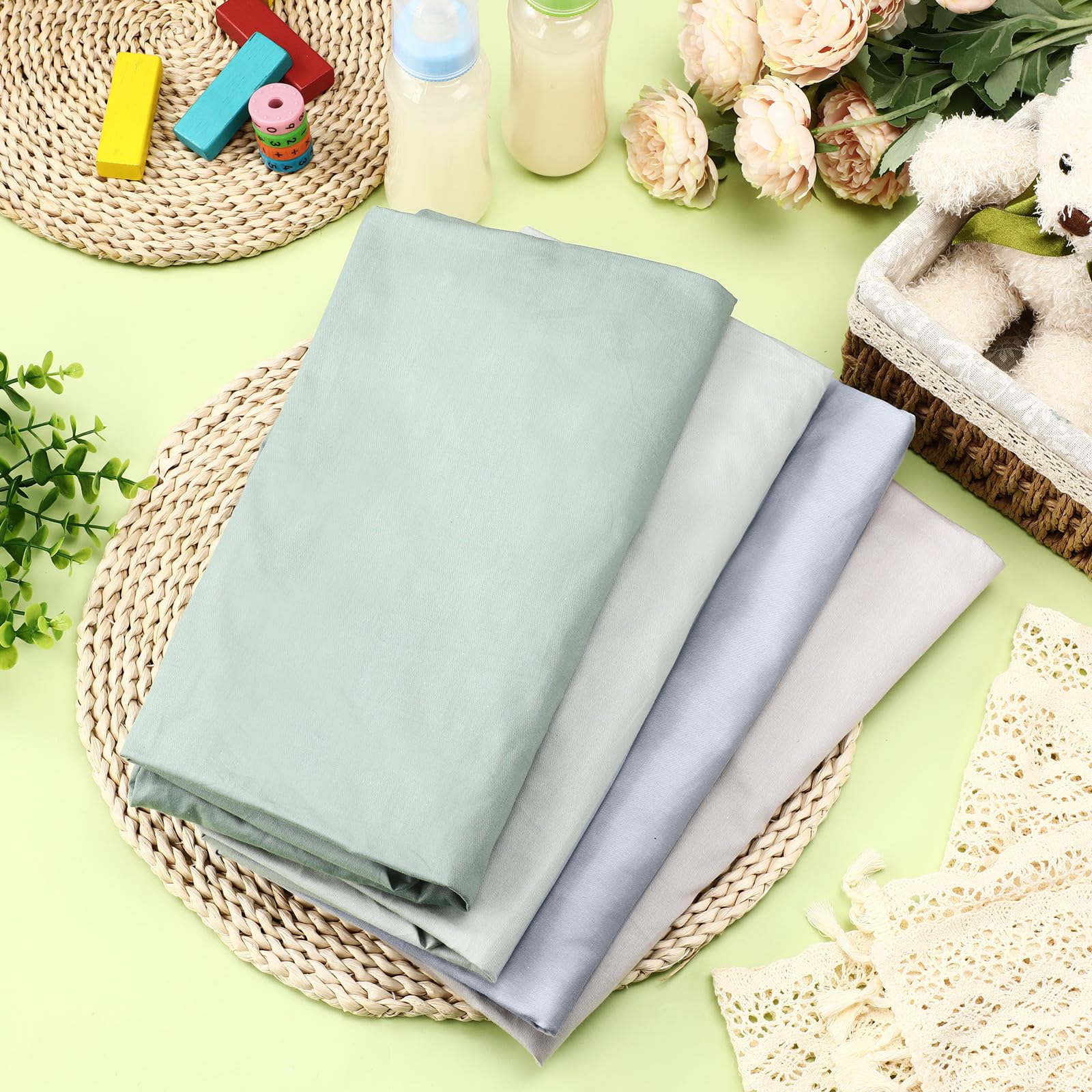 VitalCozy pure cotton daycare sheets for soft baby comfort