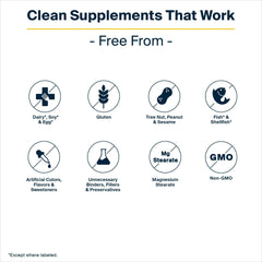 Vital Nutrients Menopause Support ingredients label close-up highlighting eight herbs