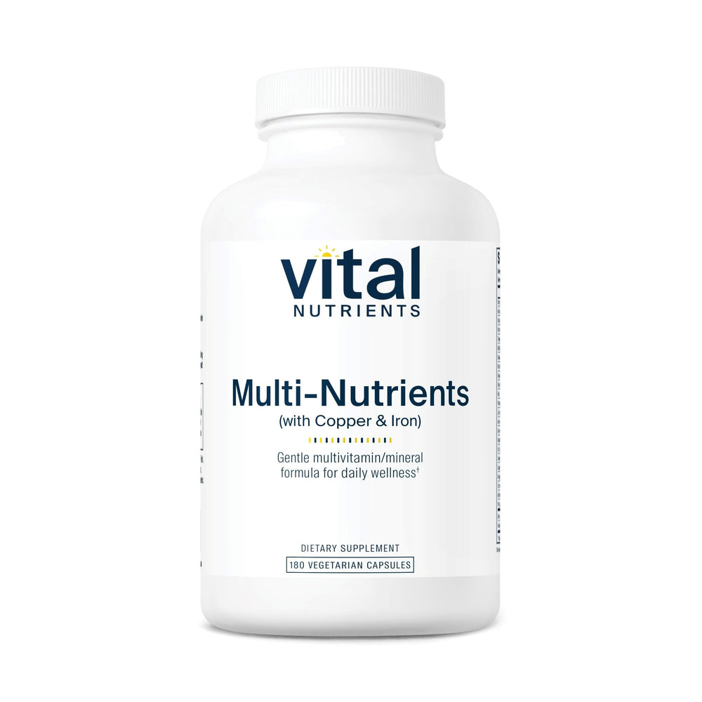 Vital Nutrients Multi-Nutrients 4 bottle front view supports daily wellness with a comprehensive vitamin blend