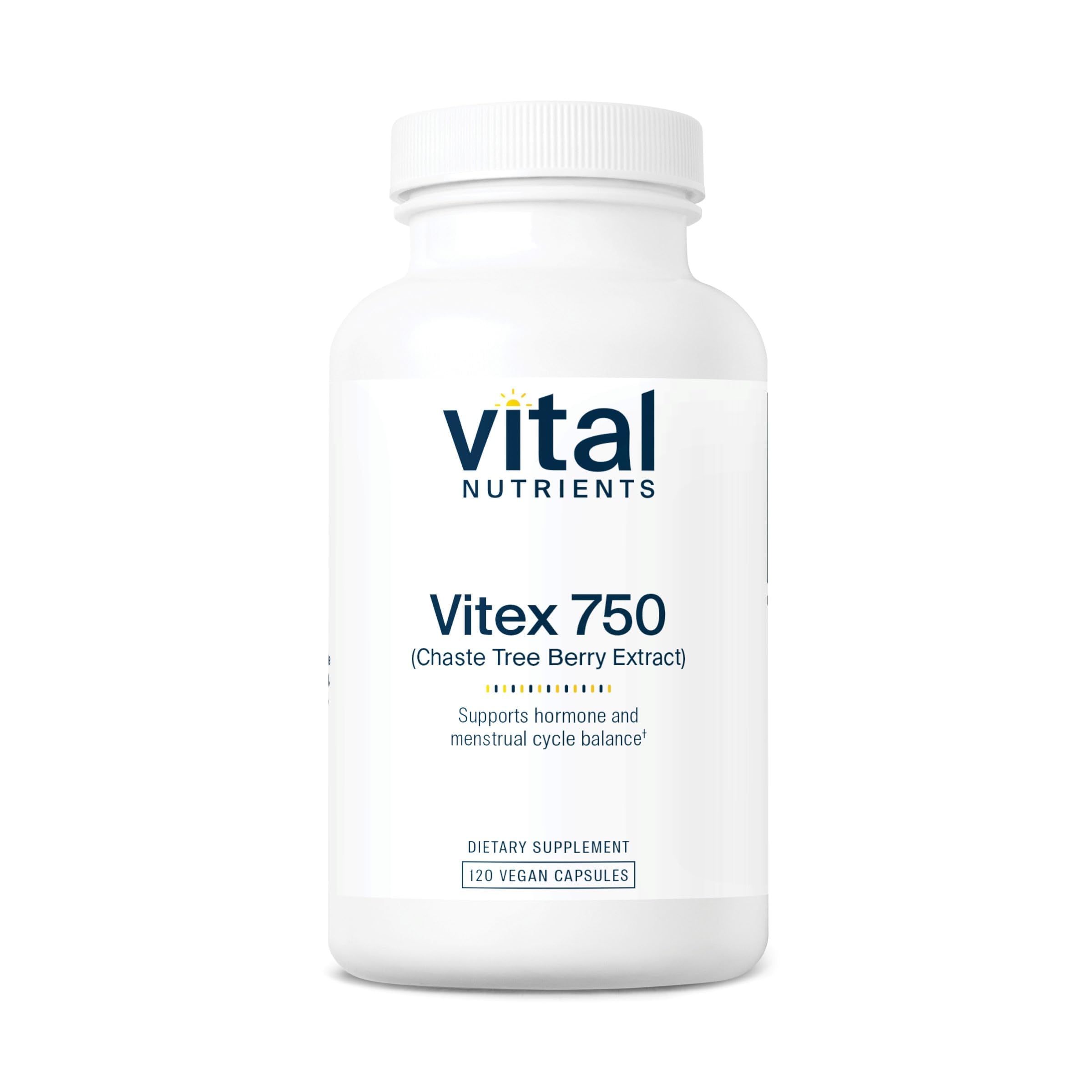 Vital Nutrients Vitex 750 bottle front for hormone balance