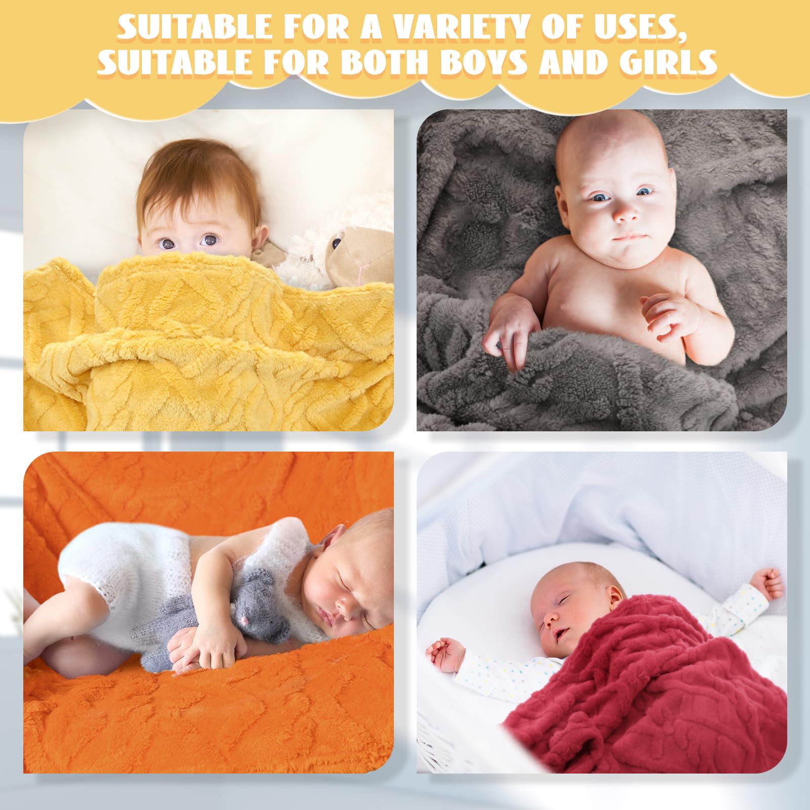 VitalCozy orange set blankets used as decorative throws to match decor