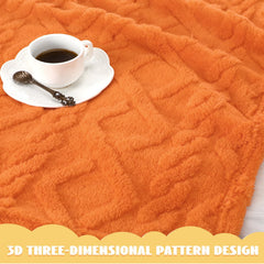 VitalCozy orange set blankets in use for swaddling and calm naps