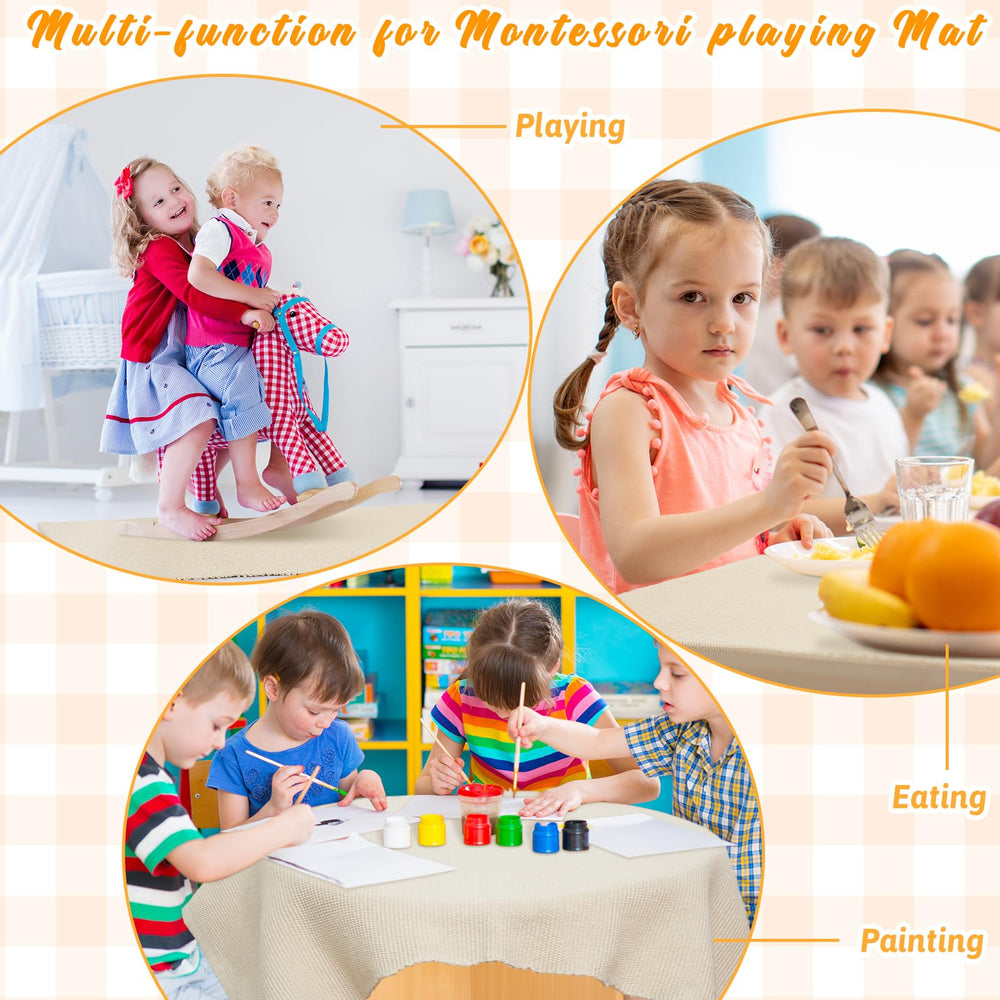 VitalCozy indoor play mat lightweight and portable for quick setup