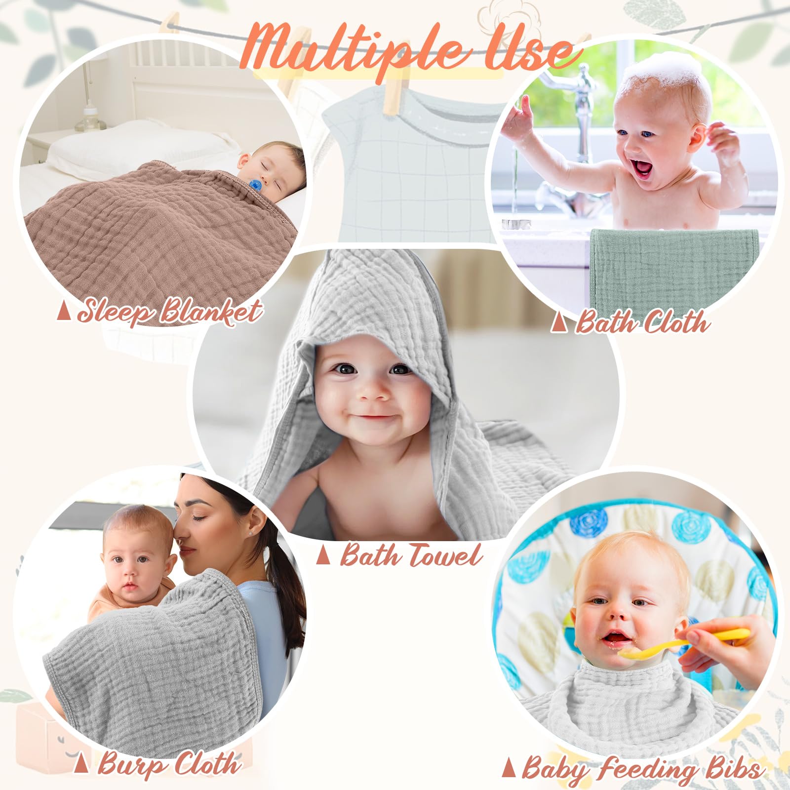 VitalCozy blue washcloth soft, durable, and machine washable for everyday use