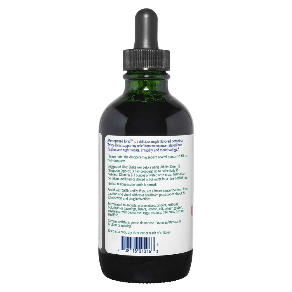 Vitanica Menopause Tonic maple flavor closeup for easy daily dosing