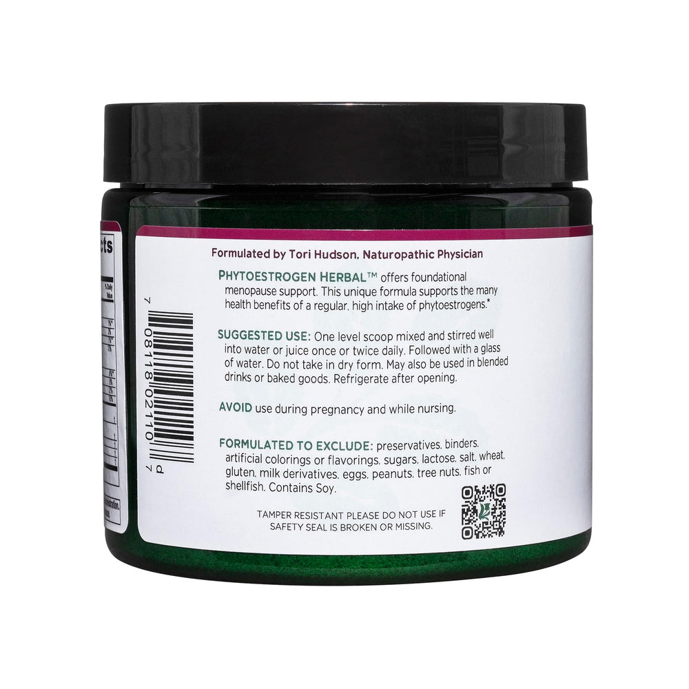 Vitanica PhytoEstrogen Herbal ingredient panel highlights non-GMO soy isoflavones