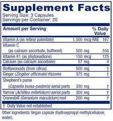 Vitanica Slow Flow capsules image vegan formula designed for support
