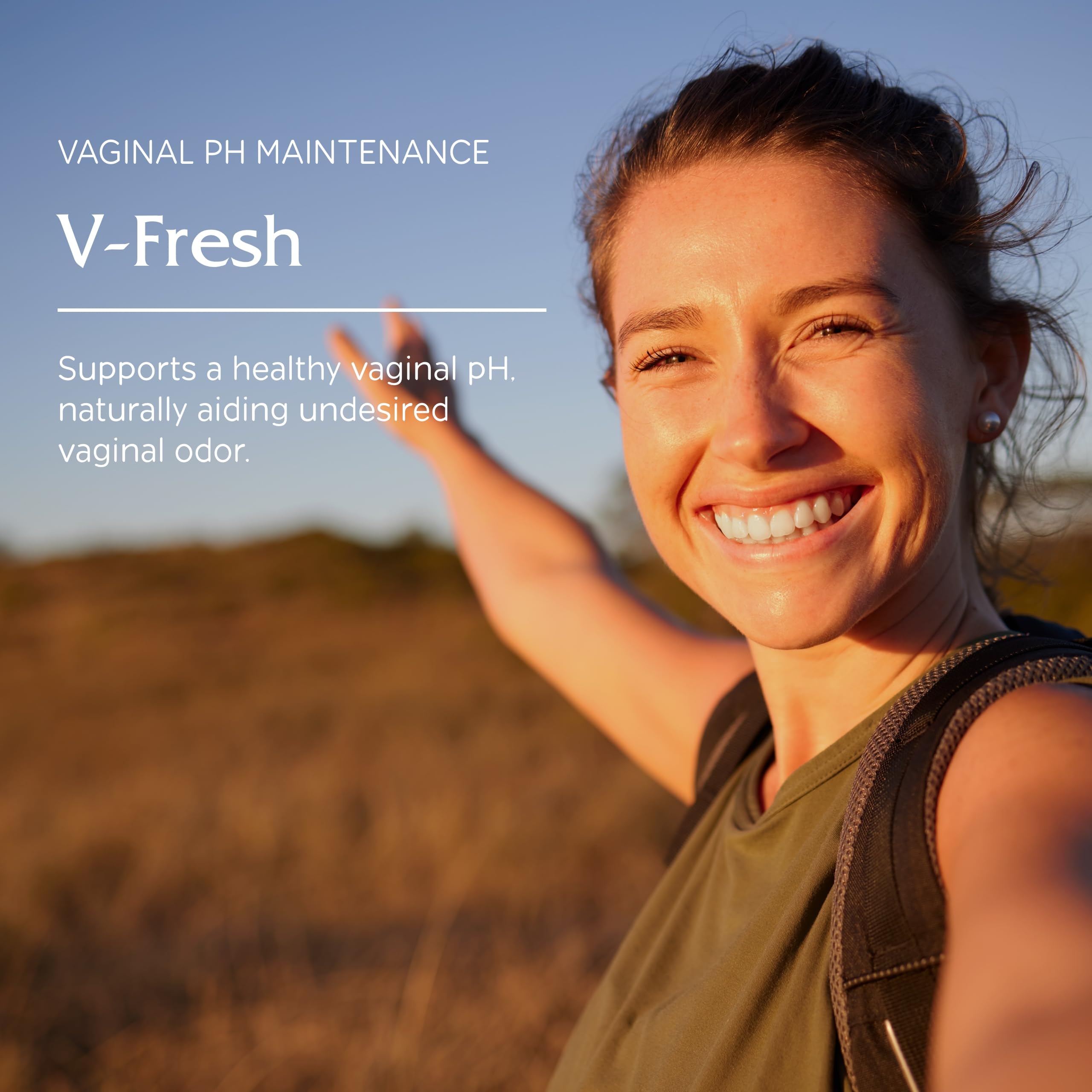 Vitanica V-Fresh box highlighting packaging and health focus.