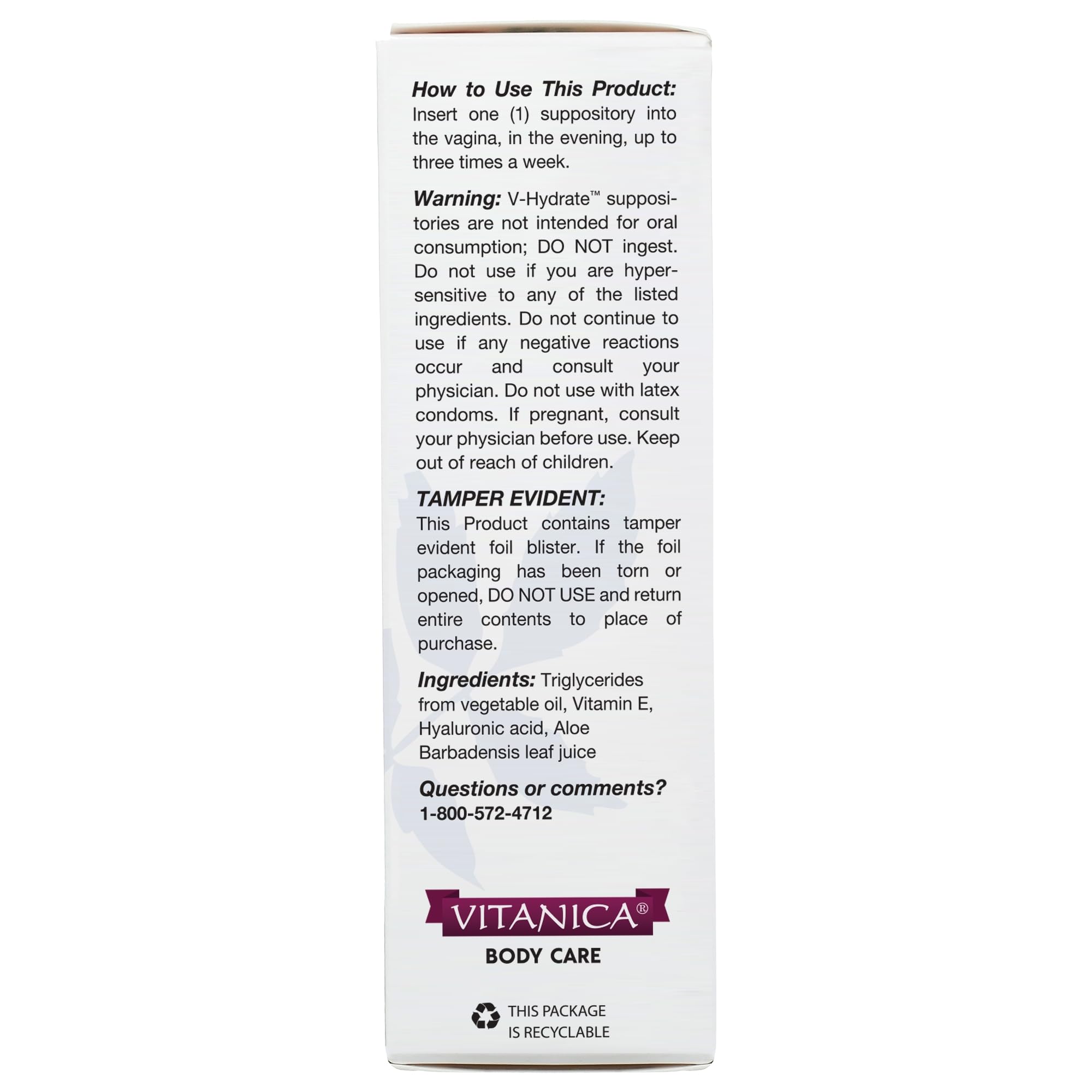 Packaging and label showing plant-based, hormone-free formula.
