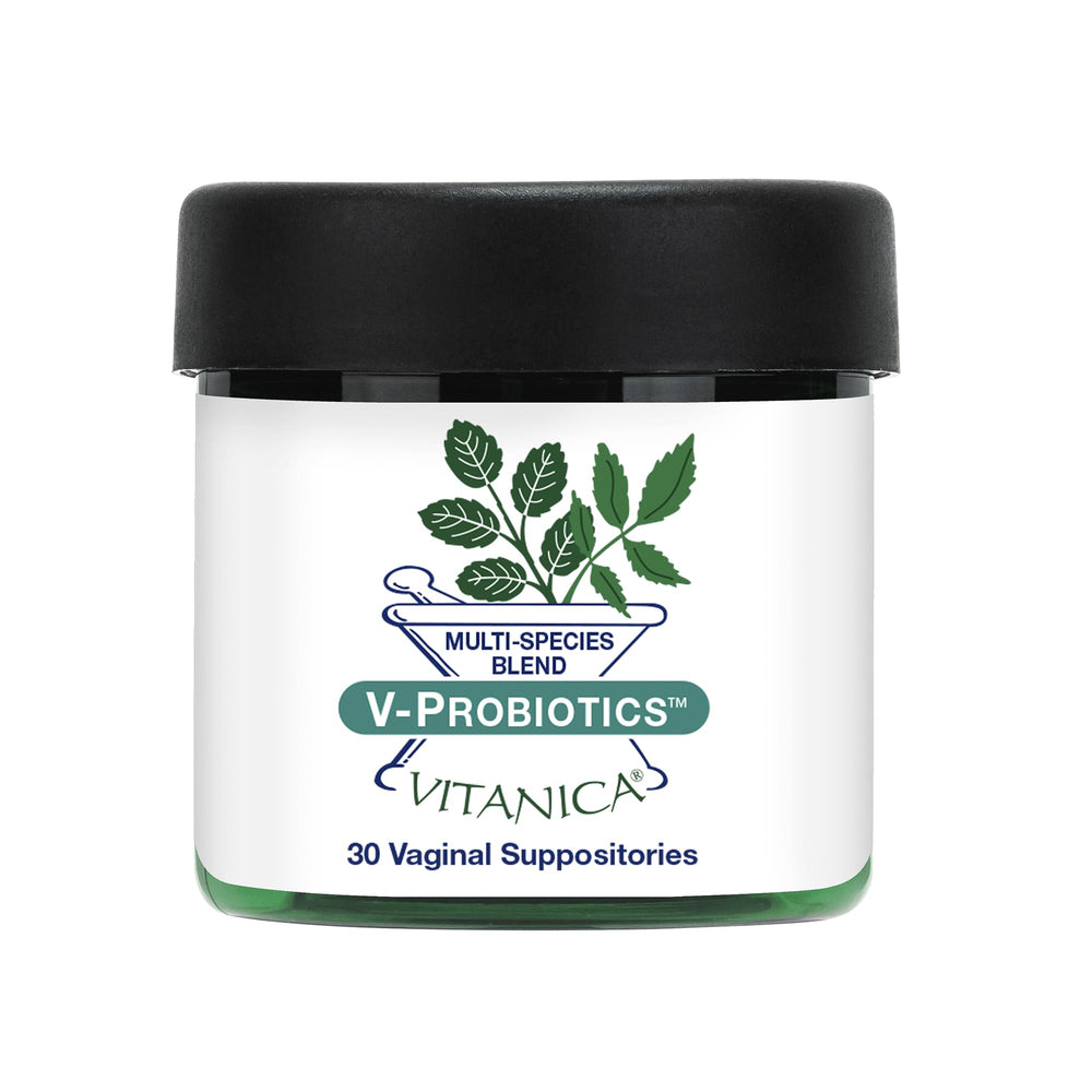Vitanica V-Probiotics box branding for women's vaginal health