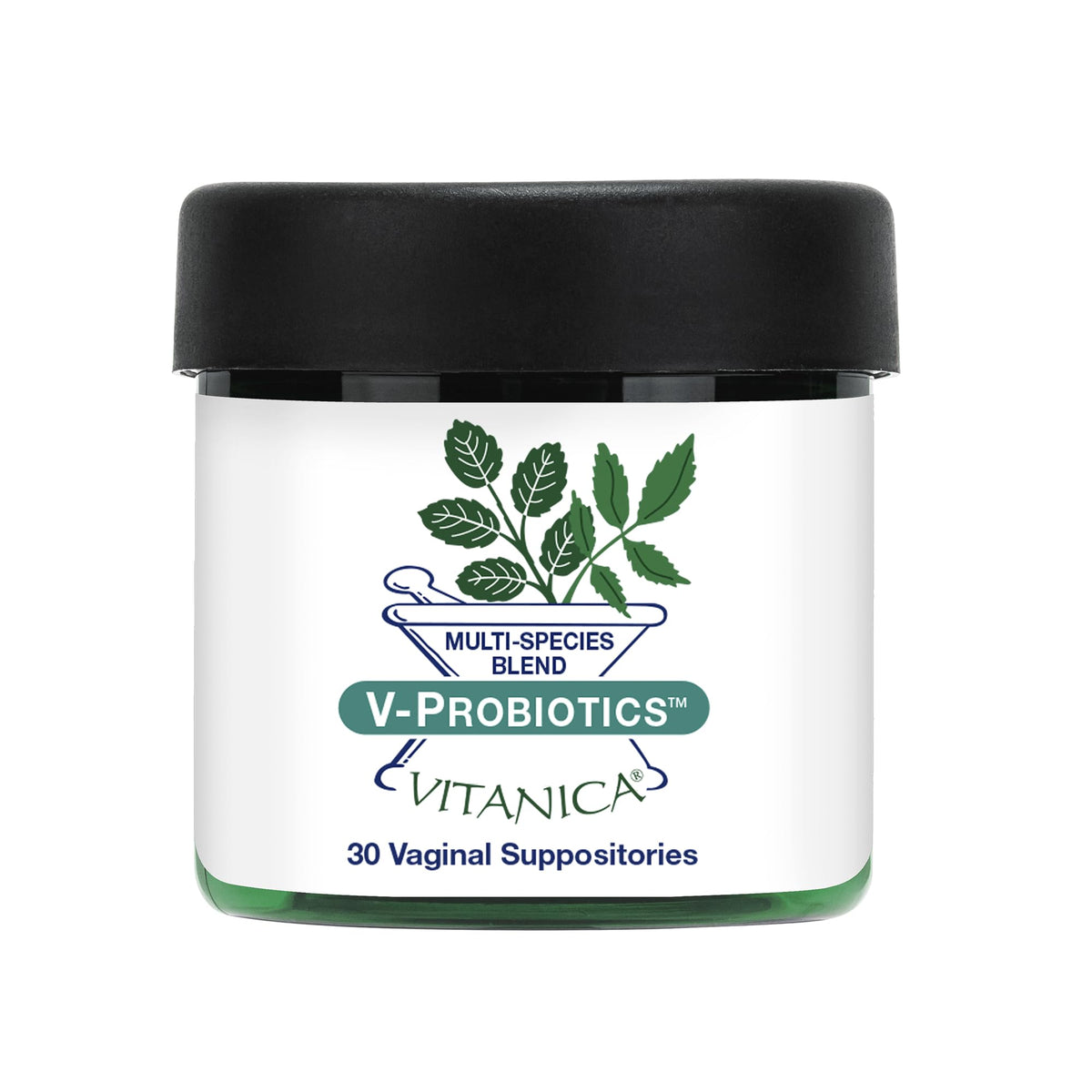 Vitanica V-Probiotics box branding for women's vaginal health