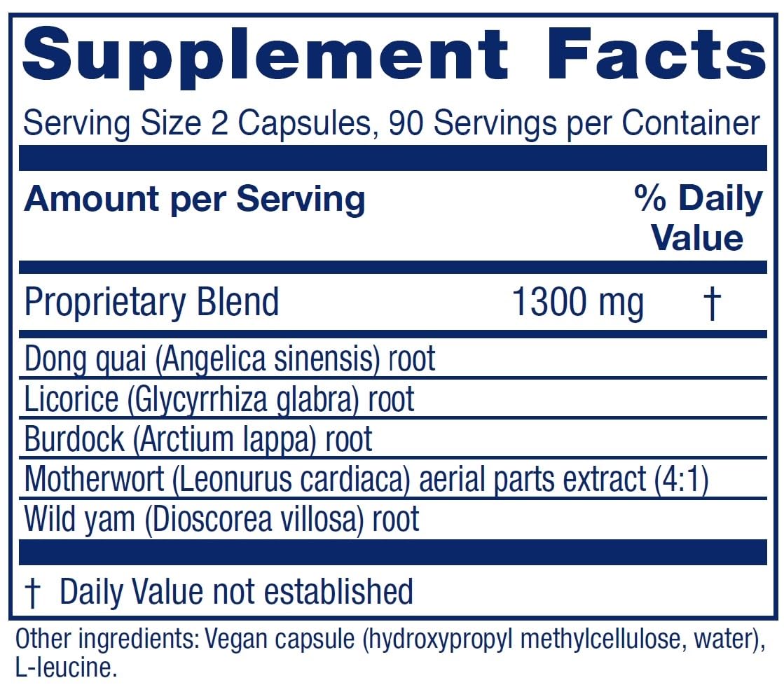 Vitanica Phase II capsules close-up for balanced comfort