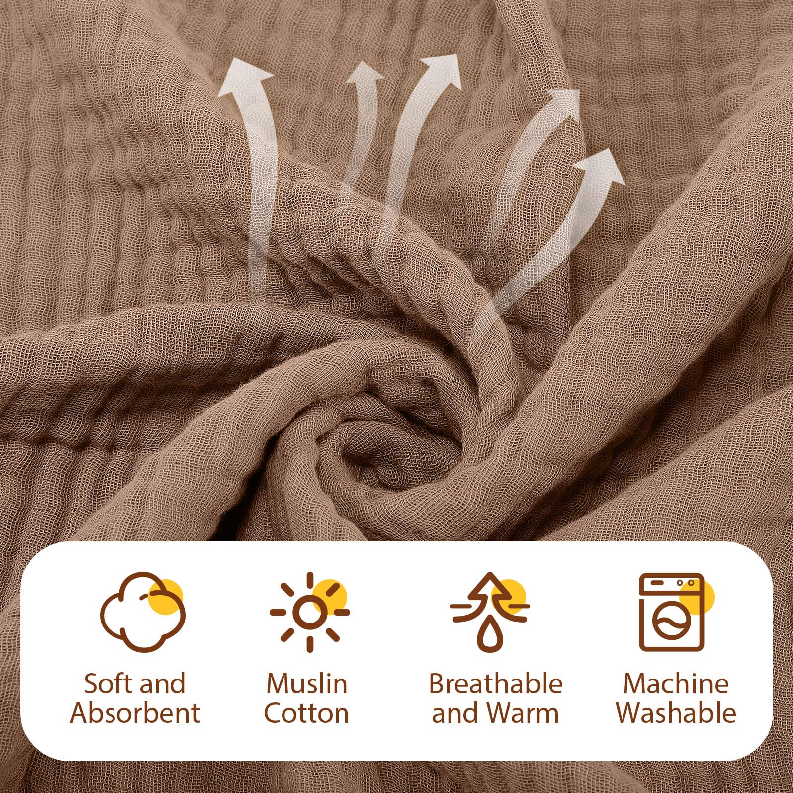 VitalCozy multicolor washcloths highlight absorbency and comfort for delicate skin.