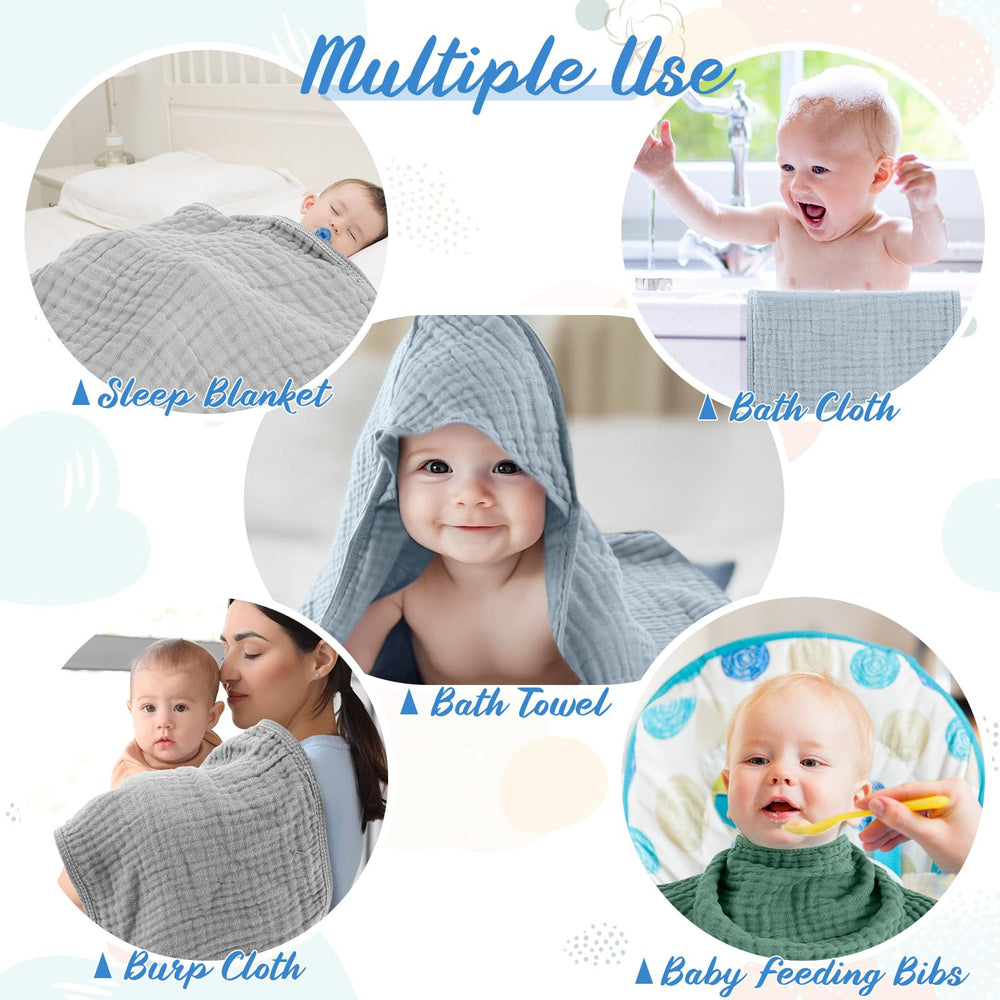 VitalCozy muslin towels with quick-dry design support busy evenings.