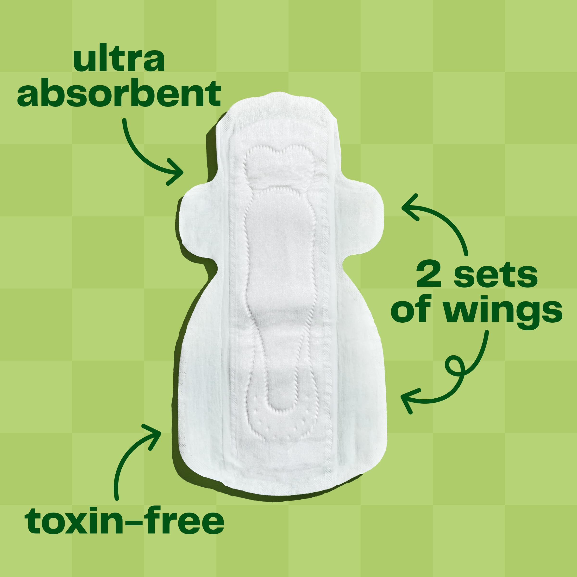 Viv for Your V bamboo core close-up shows natural fibers and fast absorption.