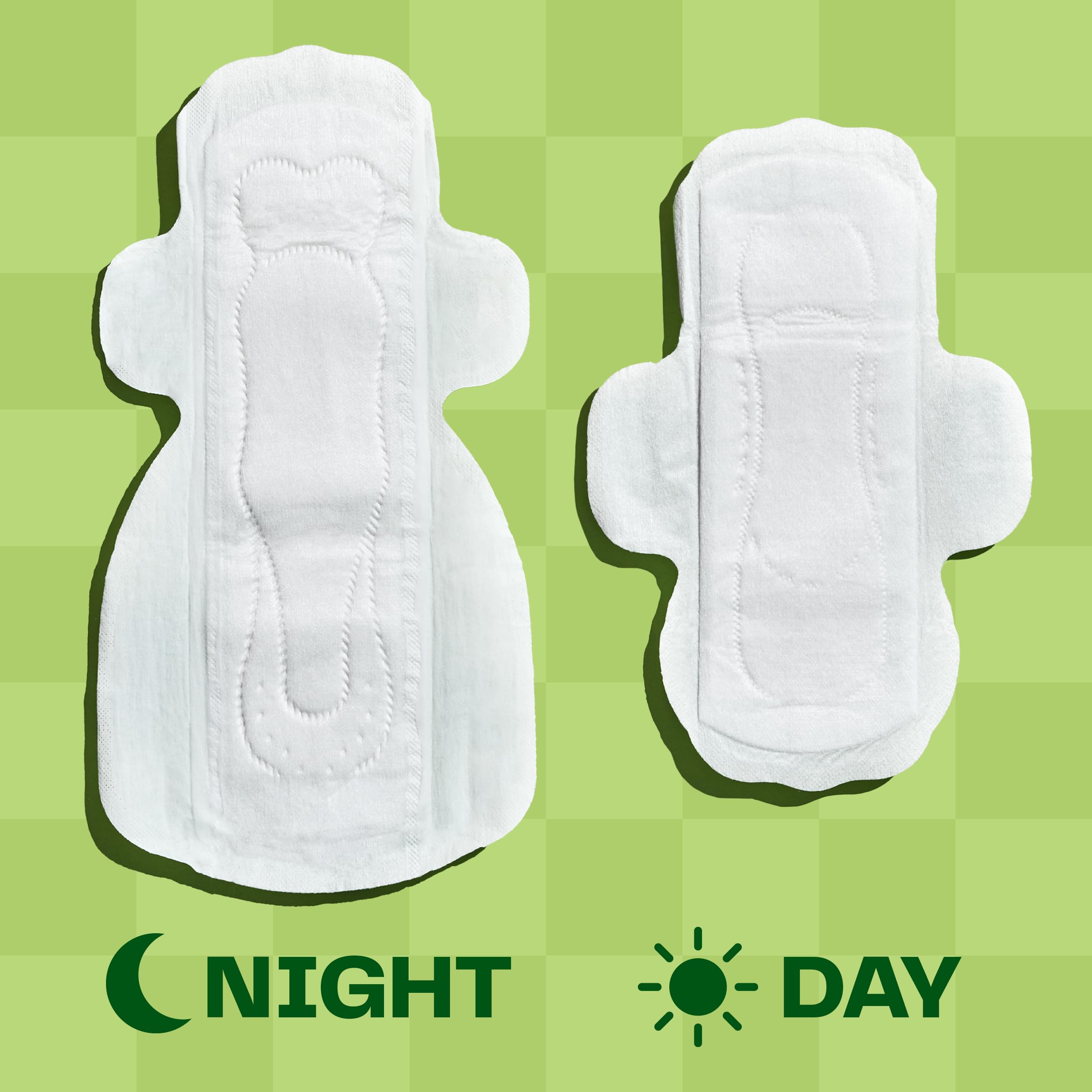 Viv for Your V bamboo overnight pad delivers maximum absorbency for restful nights.