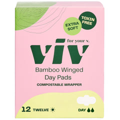 Viv for Your V bamboo pad with wings provides secure daily protection.