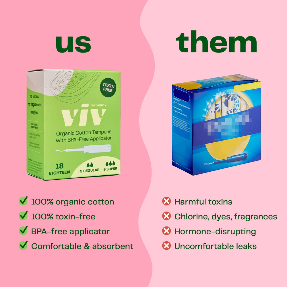 Viv for Your V smooth applicator tip supports comfortable insertion.