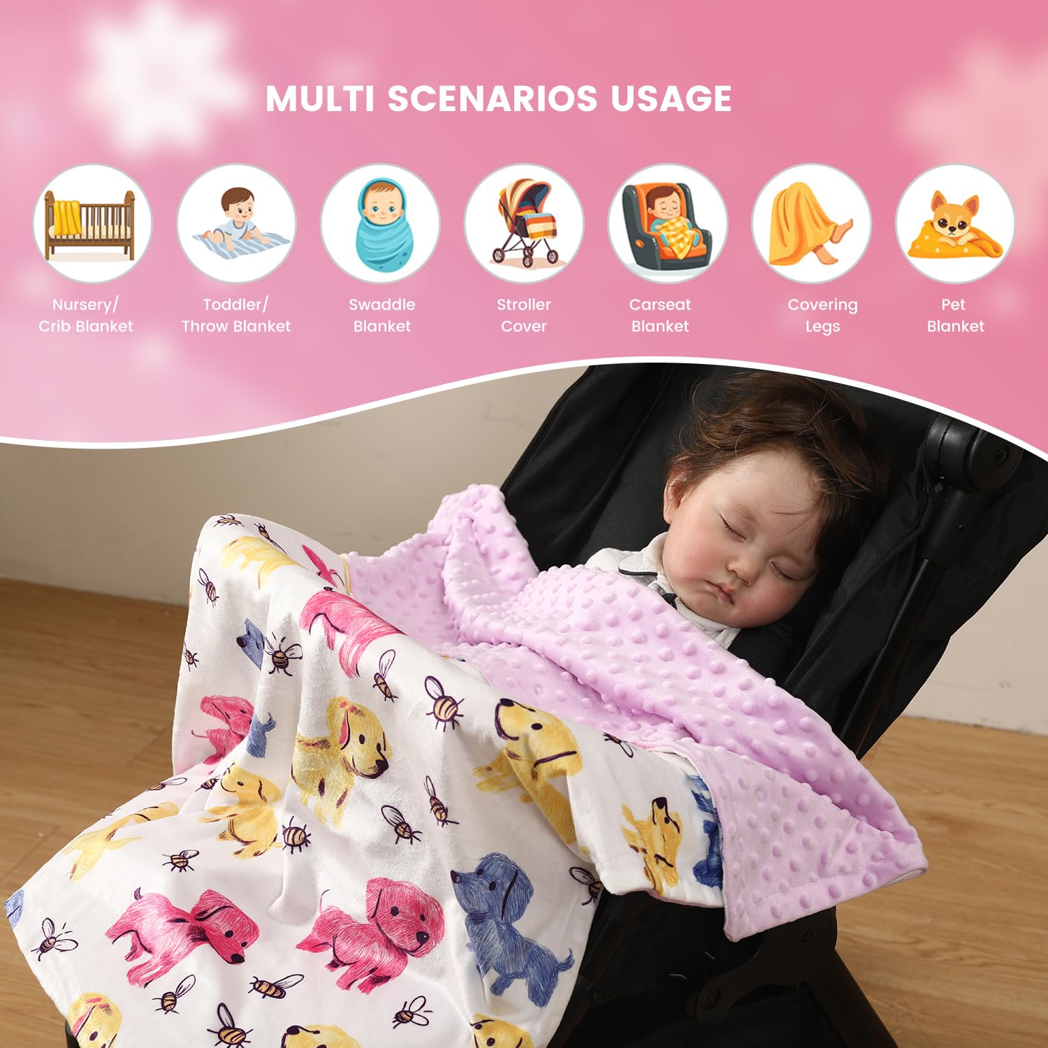 VivaCozy car seat stroller blanket keeps little ones comfortable during travel