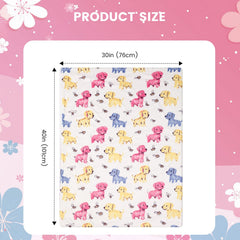 VivaCozy dotted back blanket shows reversible design for versatile use
