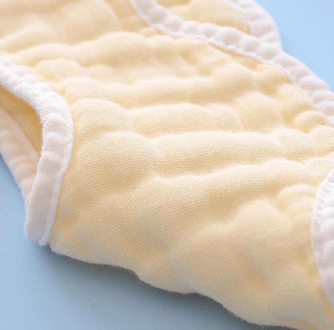 VIVANA adjustable burp cloths securely fasten for a custom fit.