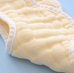 VIVANA adjustable burp cloths securely fasten for a custom fit.