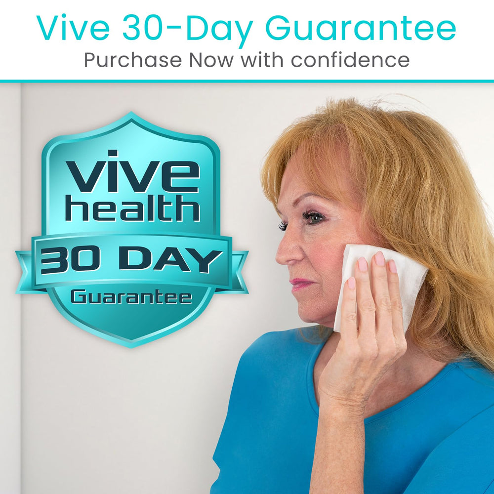 Vive strong, soft, non-tear material demonstrated during wipe use.