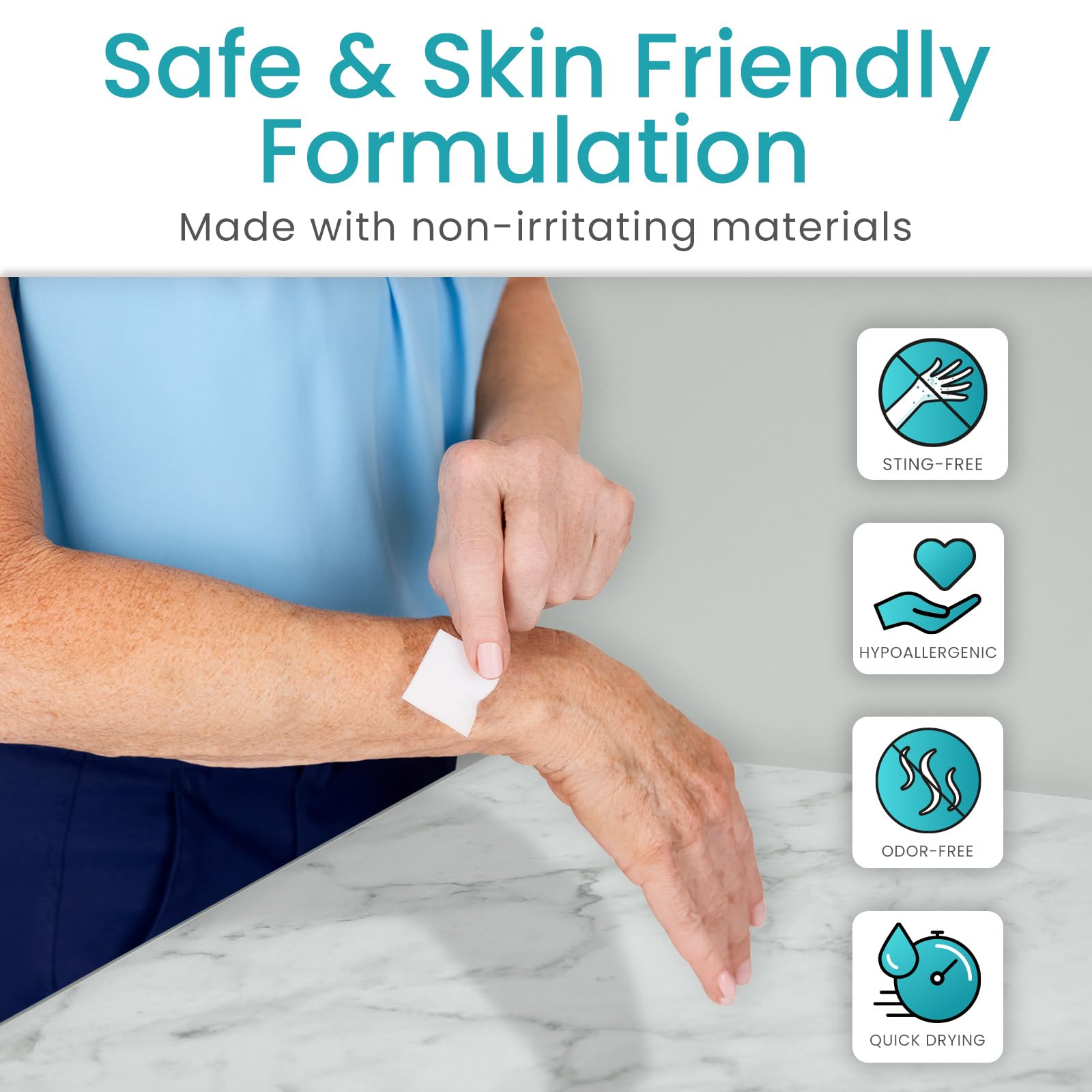ViveCare dual-ply construction showing durability during use