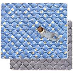 VIVIDVIBEBEARPAS odorless play mat offers a large, safe floor area for babies to explore