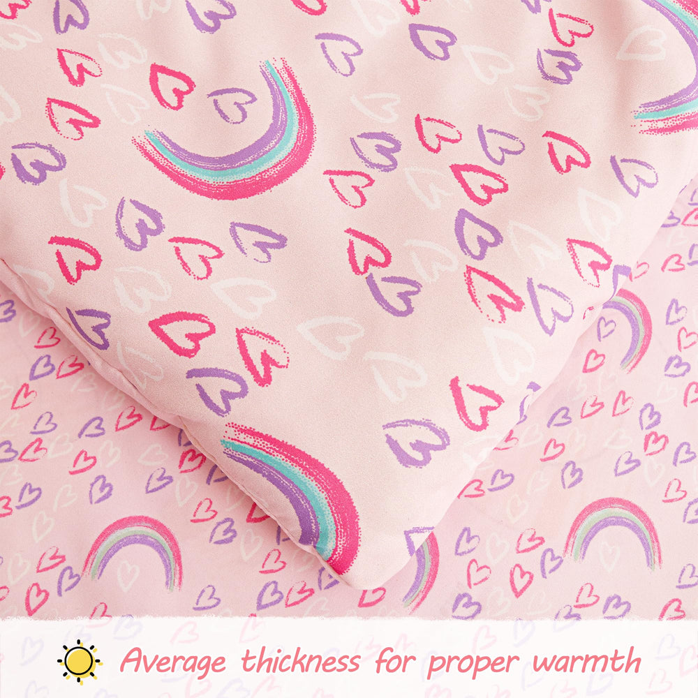 Viviland 4-piece toddler bedding in bag emphasizes easy gifting and setup