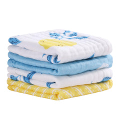 Viviland baby muslin burp cloths closeup highlighting 6-layer absorbent fabric