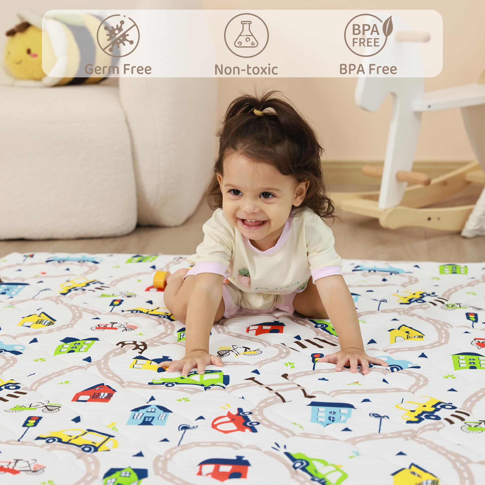 Viviland mat surface is easy to clean and resistant to fading