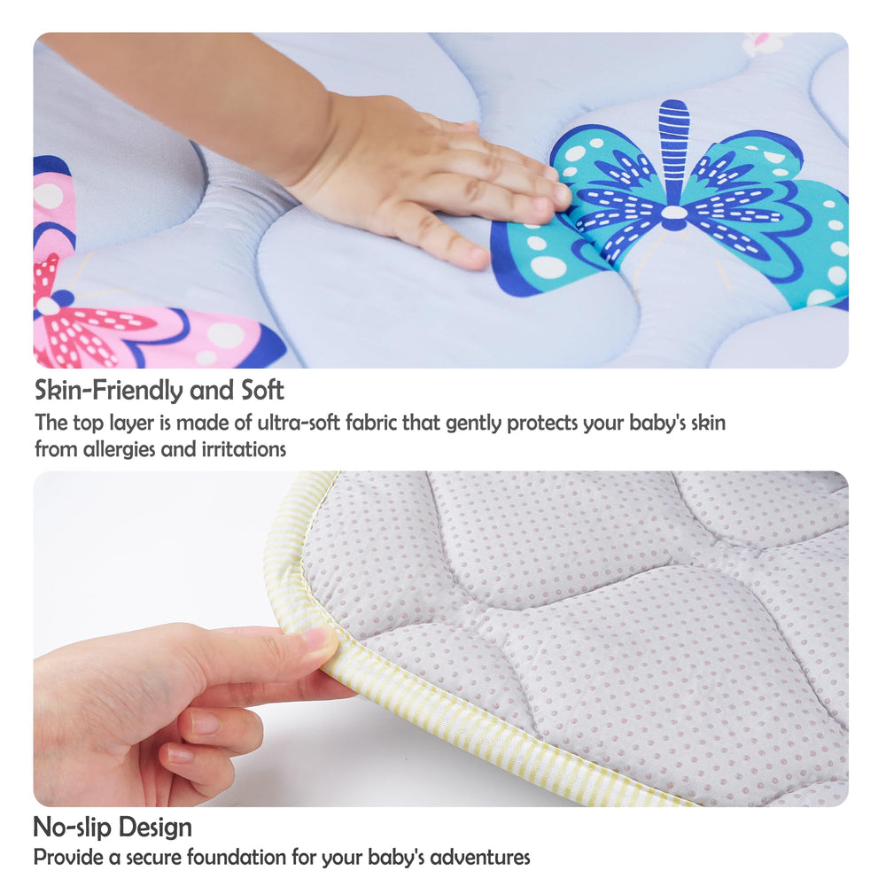 Viviland Baby Play Mat doubles as picnic or cozy reading spot