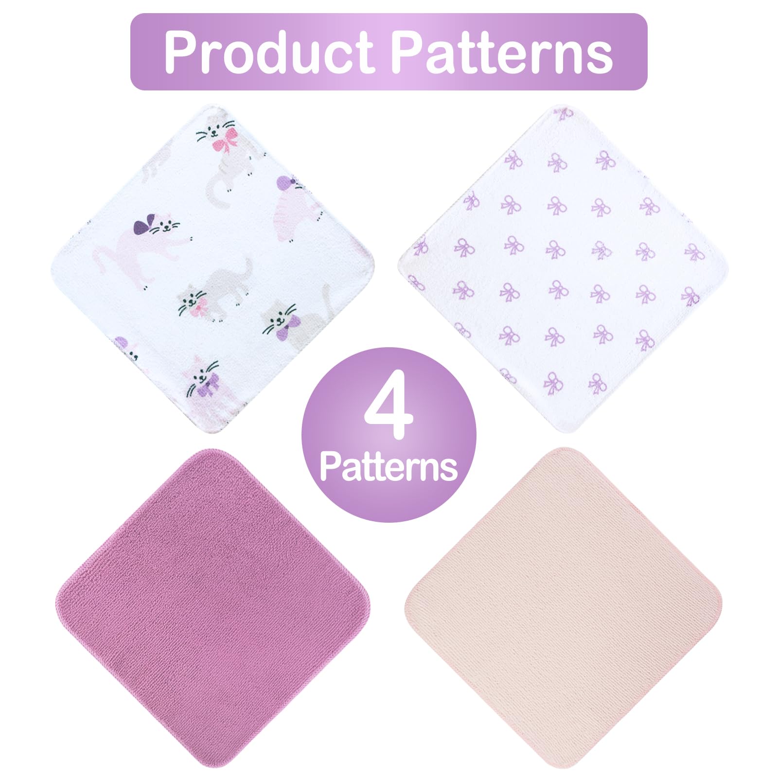 Gift-ready Viviland washcloths packaging emphasizing a 24-piece set