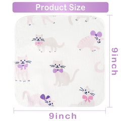 Viviland washcloth closeup of soft rayon fibers ideal for delicate newborn skin