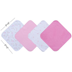 Viviland 24-pack baby washcloths come in colorful neutral patterns