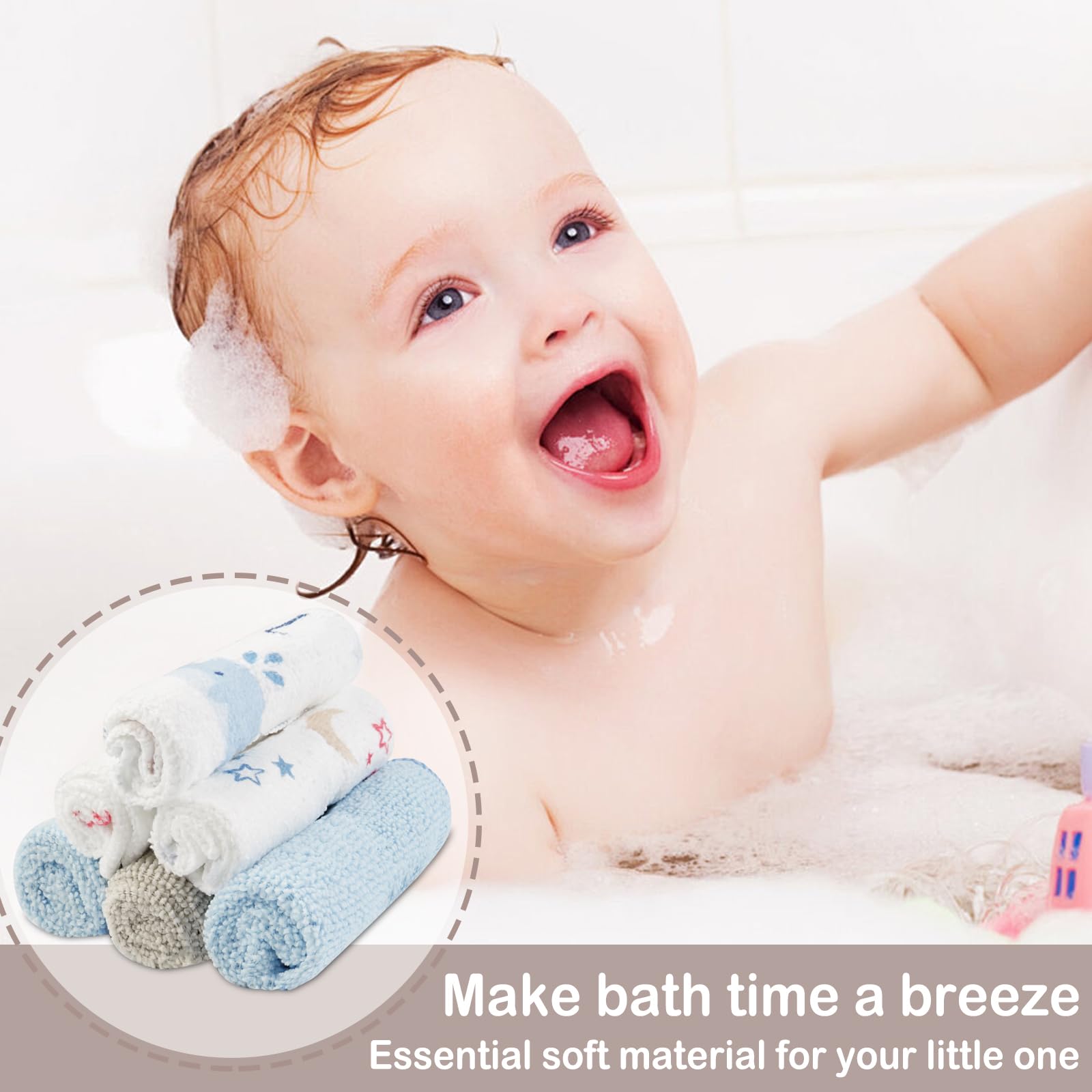 Viviland multi-use towels simplify bath, burp, and wipe routines.
