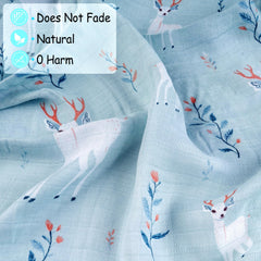Viviland deer swaddle blanket nursing cover for hands-free feeds.