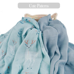 Viviland deer swaddle blanket stroller cover shields sun.