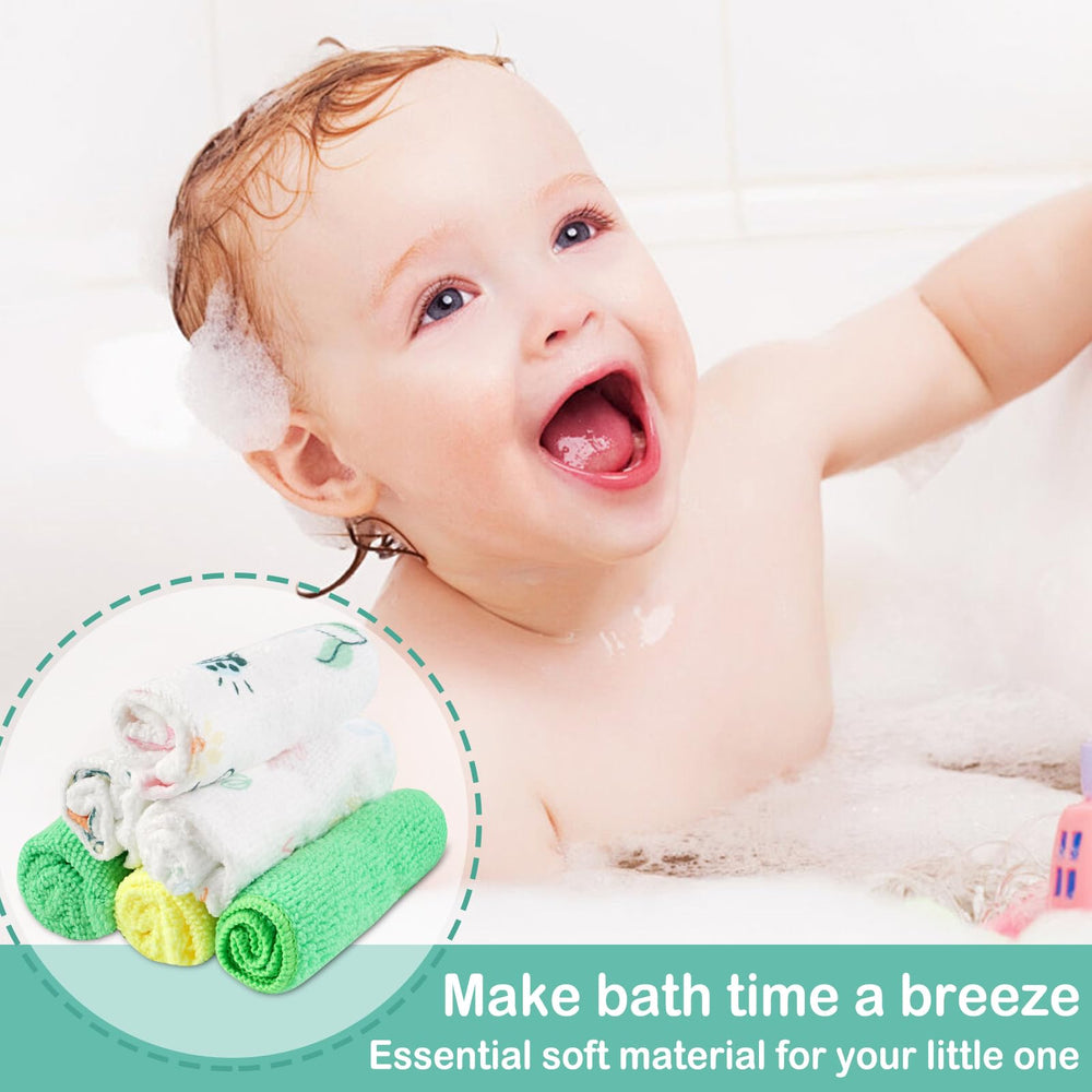 Viviland easy-care machine-washable washcloths stay soft after washing