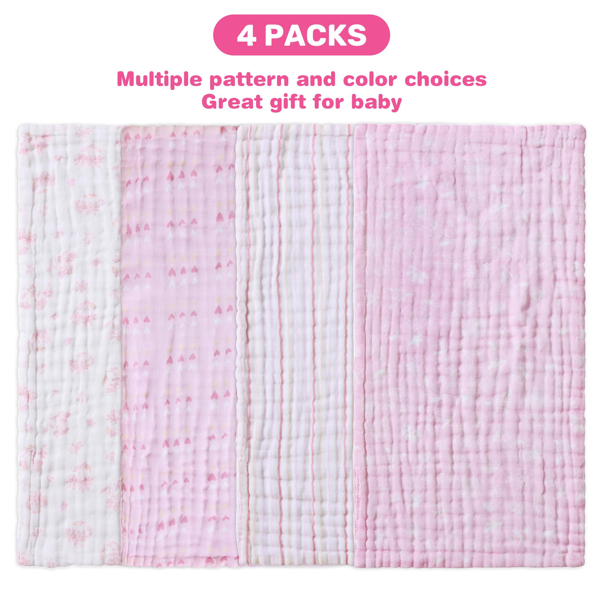Gift-ready four-pack ideal for new parents and baby registries.